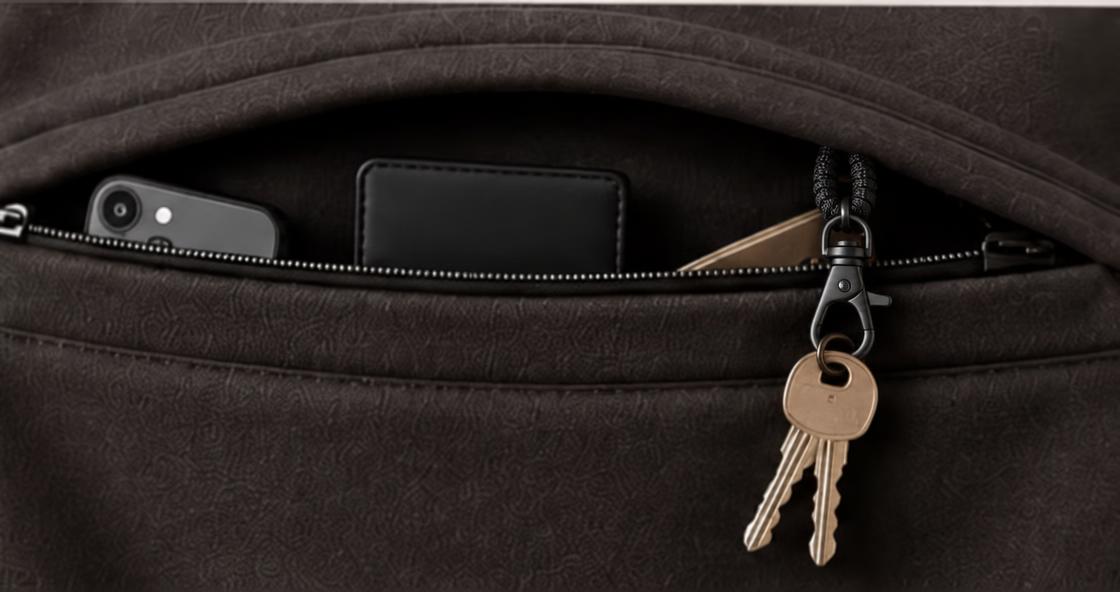 Keys clipped to the internal key loop